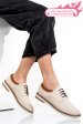 Pantofi bej piele naturala 1pc12009