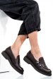 Mocasini dama piele naturala maro inchis 4s7710