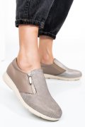 ESPADRILE TAUPE PIELE 1S77240