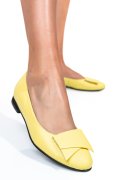 BALERINI GALBENI PIELE NATURALA 3S7705