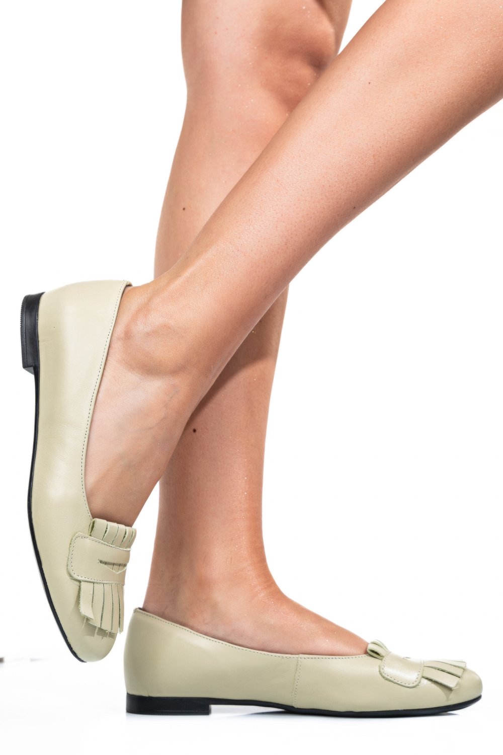 BALERINI OLIVE PIELE NATURALA 3S7703