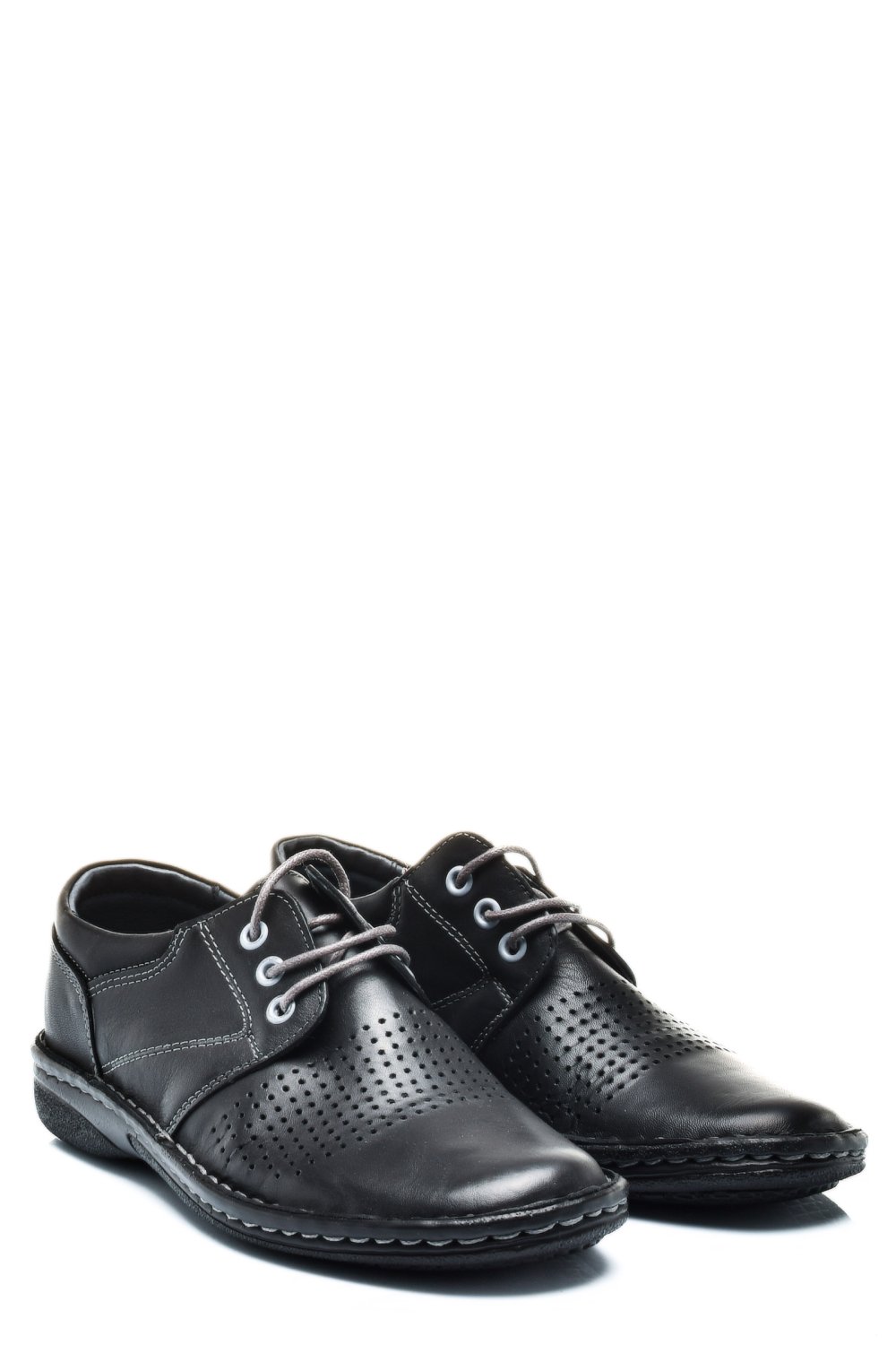 PANTOFI NEGRI PIELE NATURALA 1PC10808