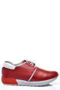 PANTOFI SPORT ROSII PIELE NATURALA 1PC12741
