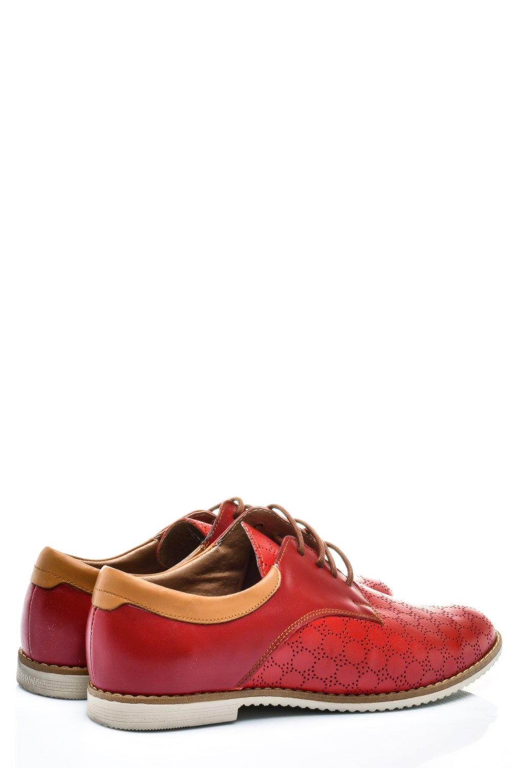 PANTOFI ROSII PIELE NATURALA 1PC12008