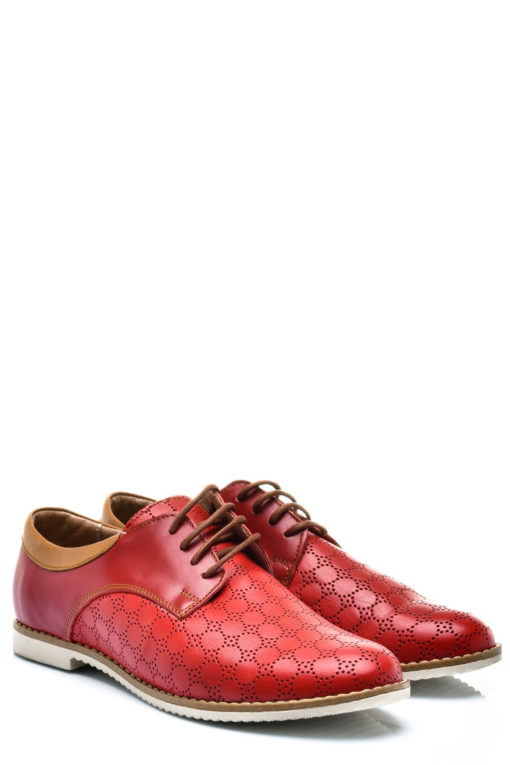 PANTOFI ROSII PIELE NATURALA 1PC12008