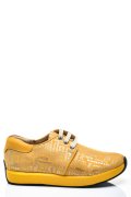 PANTOFI SPORT GALBENI PIELE NATURALA 1PC12741