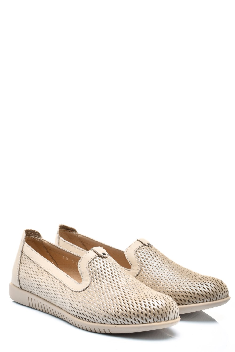 ESPADRILE BEJ PIELE NATURALA 1PC16411