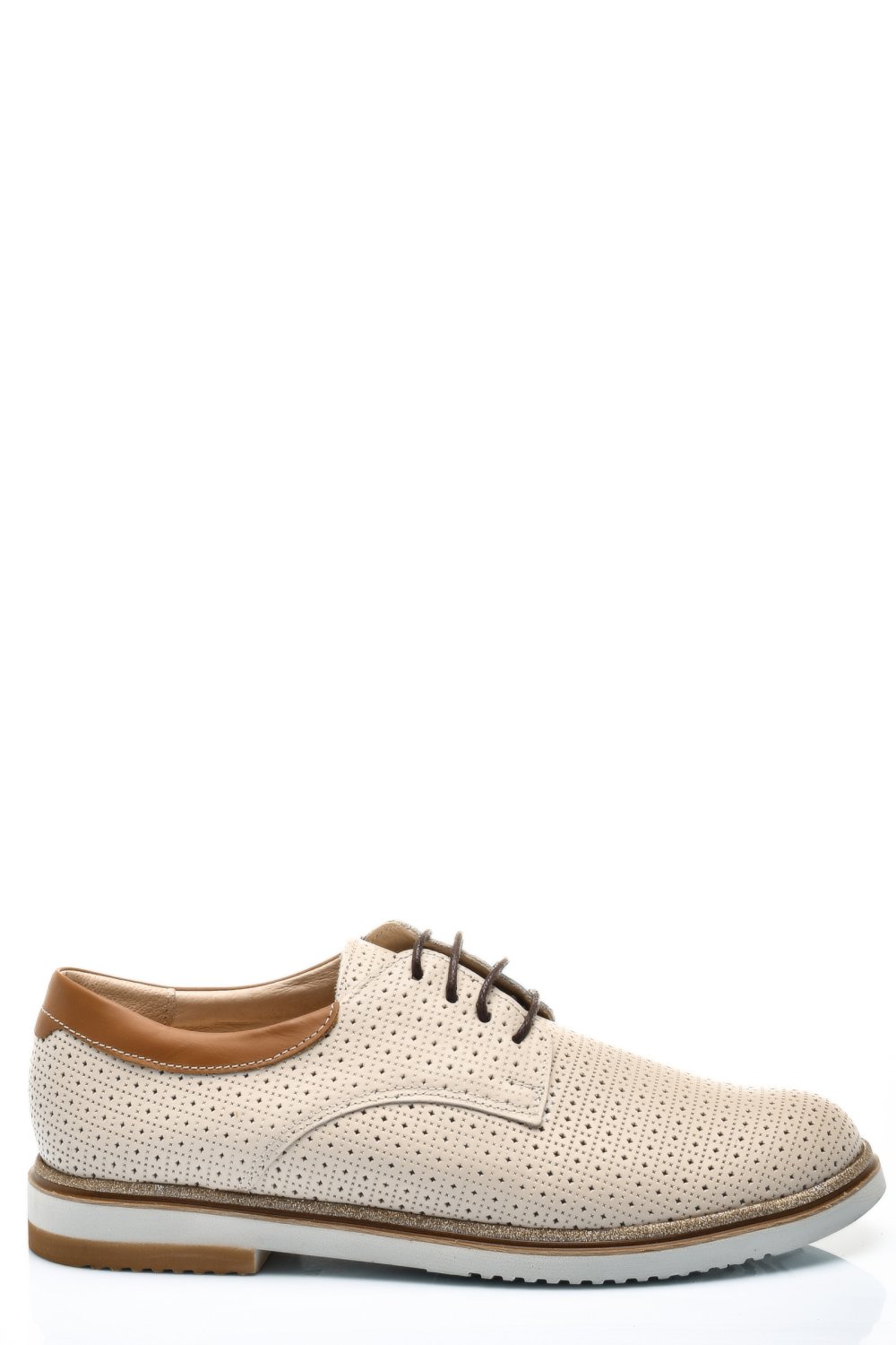 PANTOFI BEJ PIELE NATURALA 1PC12009