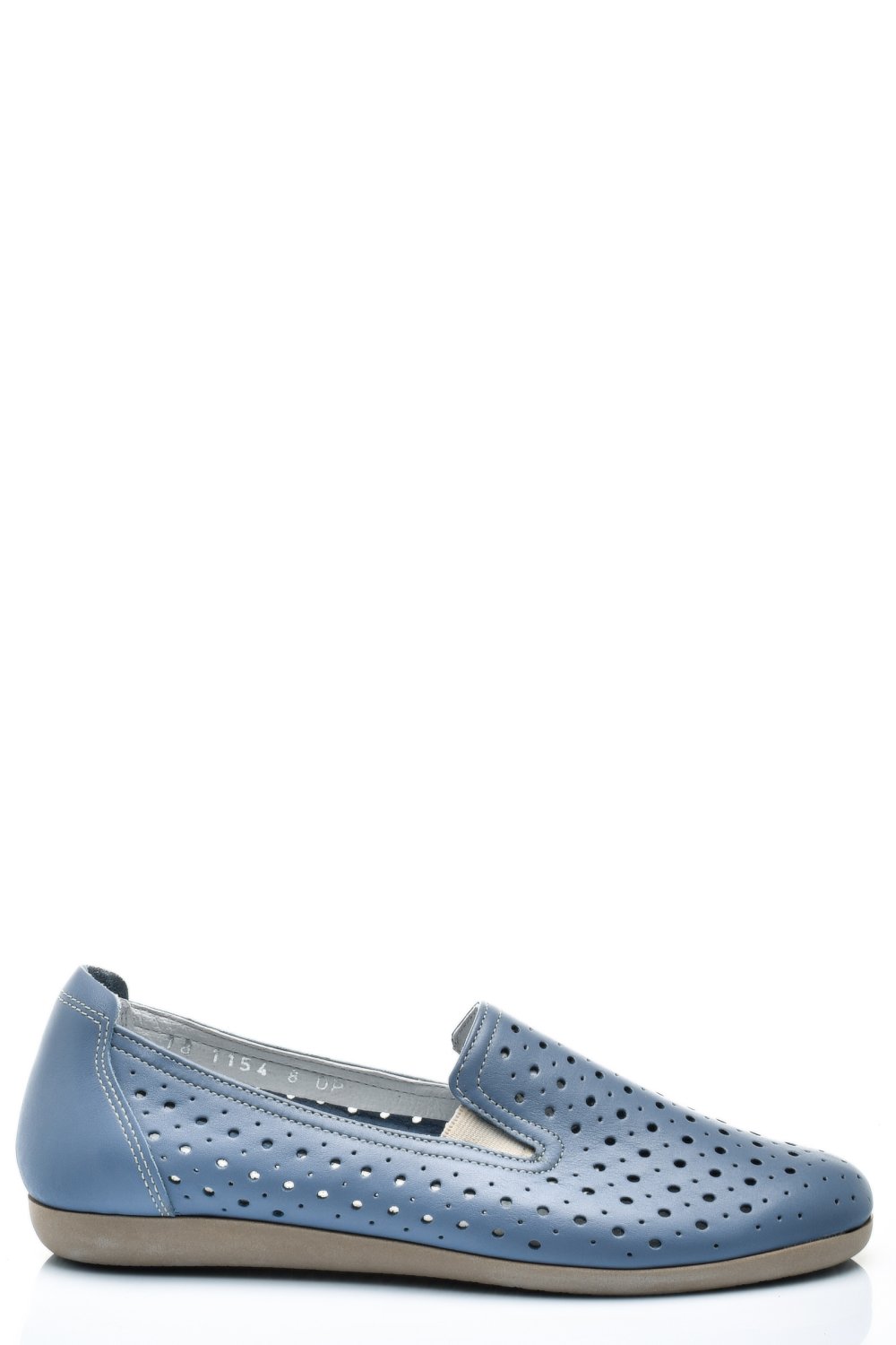 ESPADRILE ALBASTRE PIELE NATURALA 1PC15411