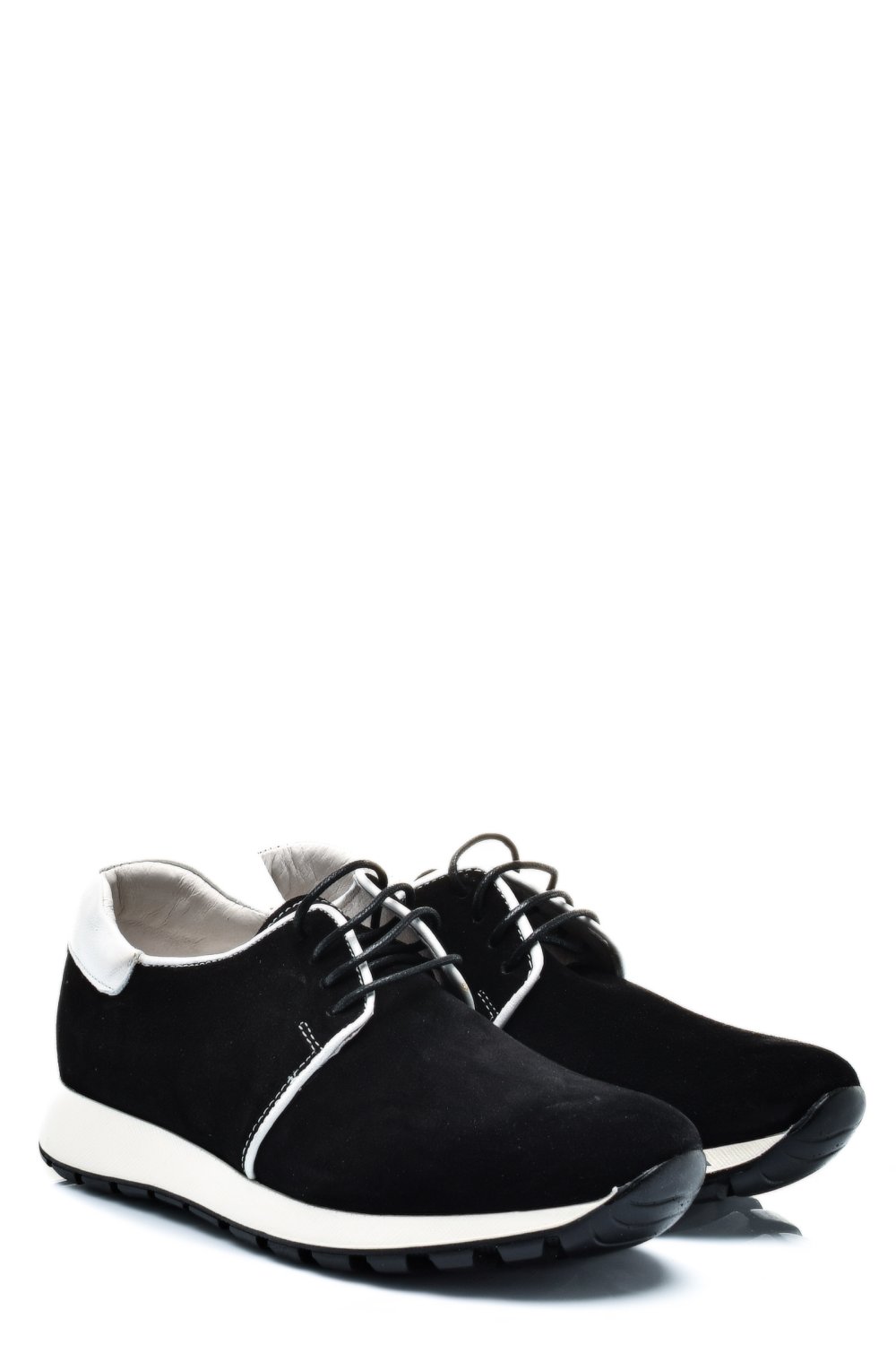 PANTOFI SPORT NEGRI PIELE NATURALA INTOARSA 1PC12741