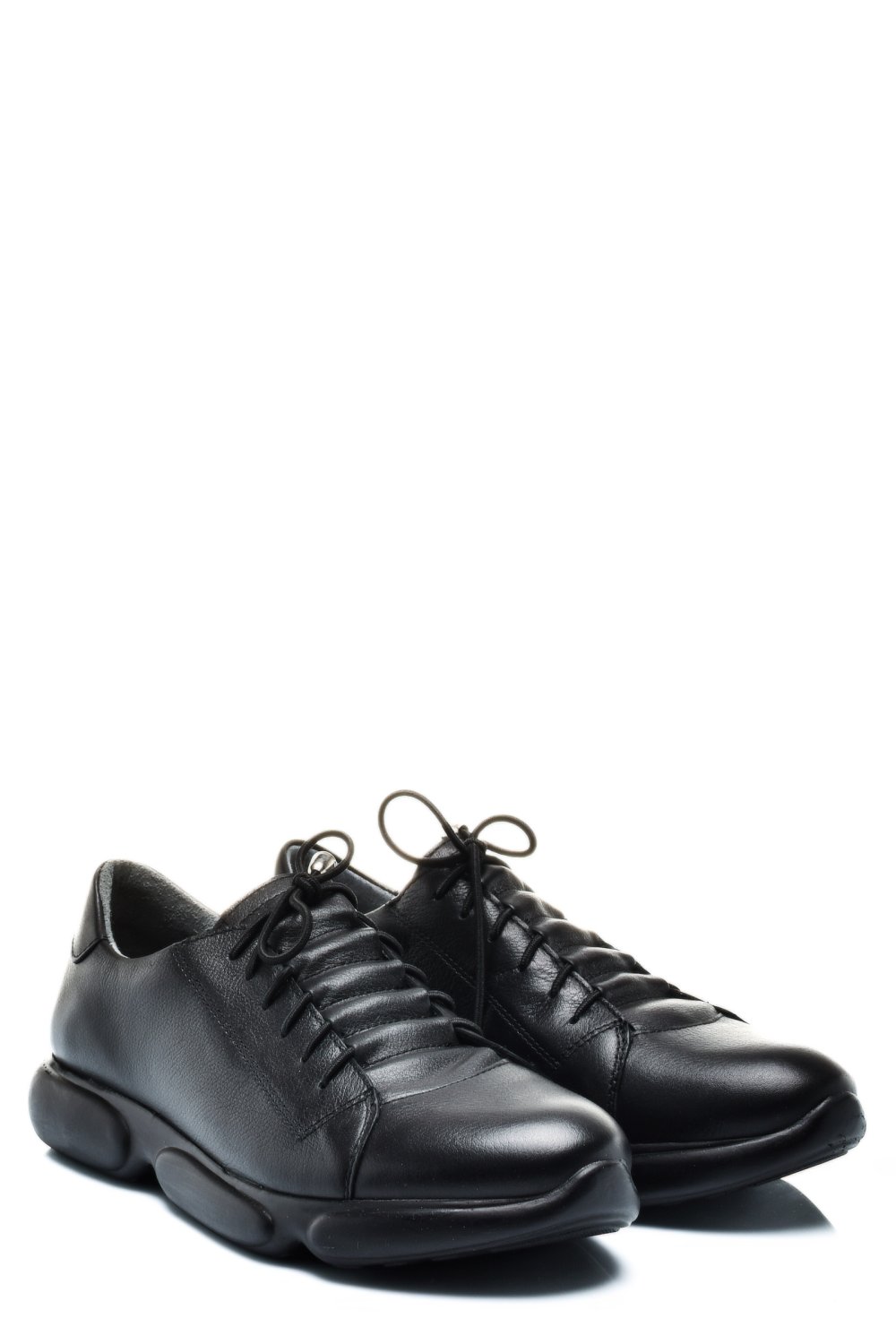 PANTOFI SPORT NEGRI PIELE NATURALA 1S7768