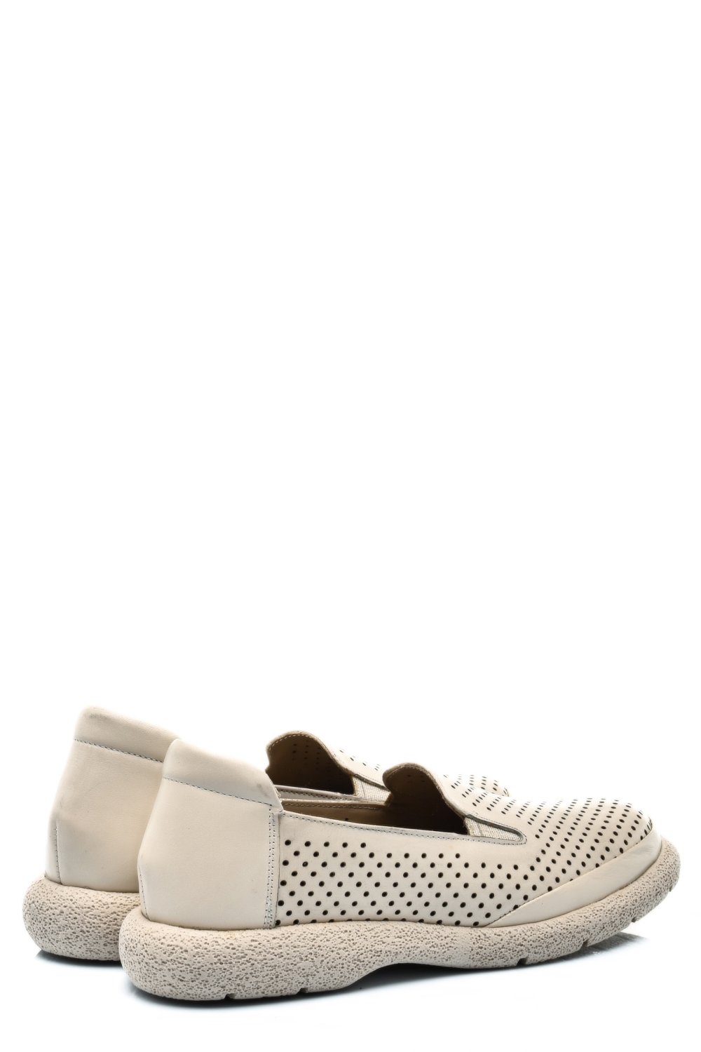 ESPADRILE CREM PIELE NATURALA 4S7715