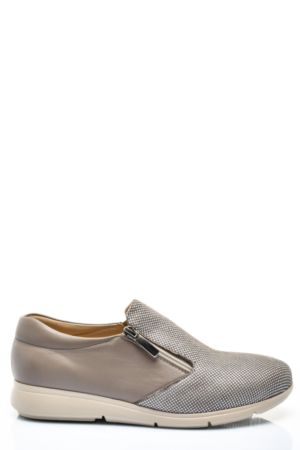 ESPADRILE TAUPE PIELE 1S77240