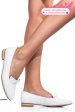 Balerini albi piele naturala 3s7704