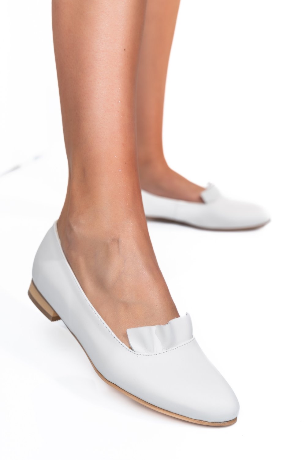 BALERINI ALBI PIELE NATURALA 3S7704