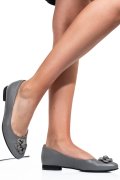 BALERINI GRI PIELE NATURALA 3S7714