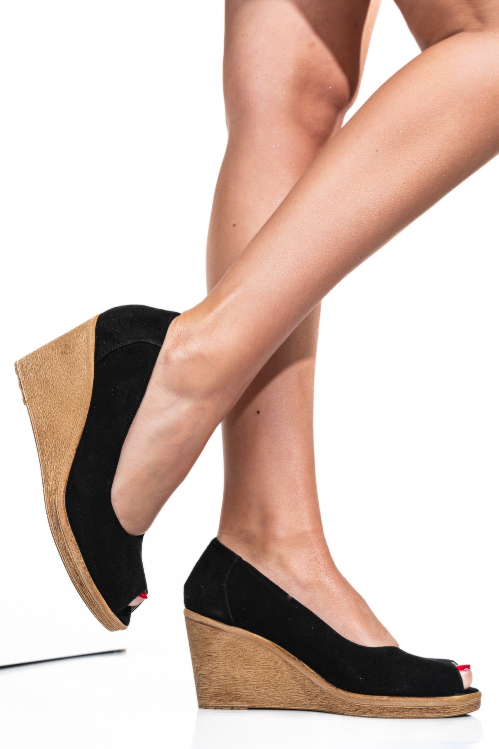 PANTOFI NEGRI PIELE NATURALA INTOARSA 5PC0918