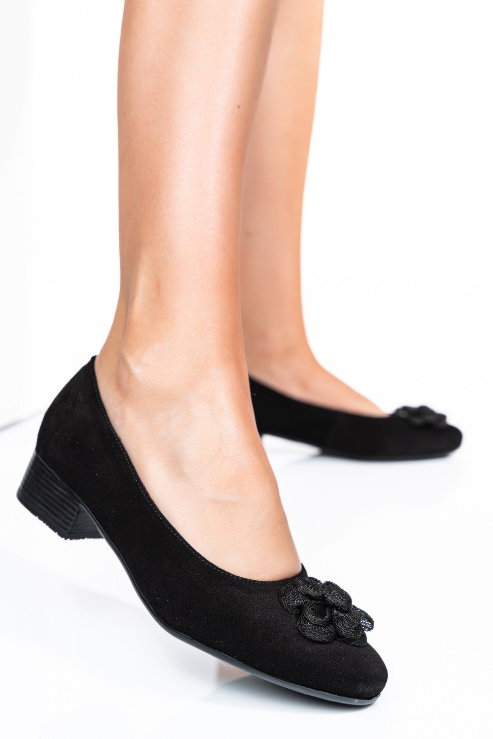 PANTOFI NEGRI PIELE NATURALA INTOARSA 3S7724