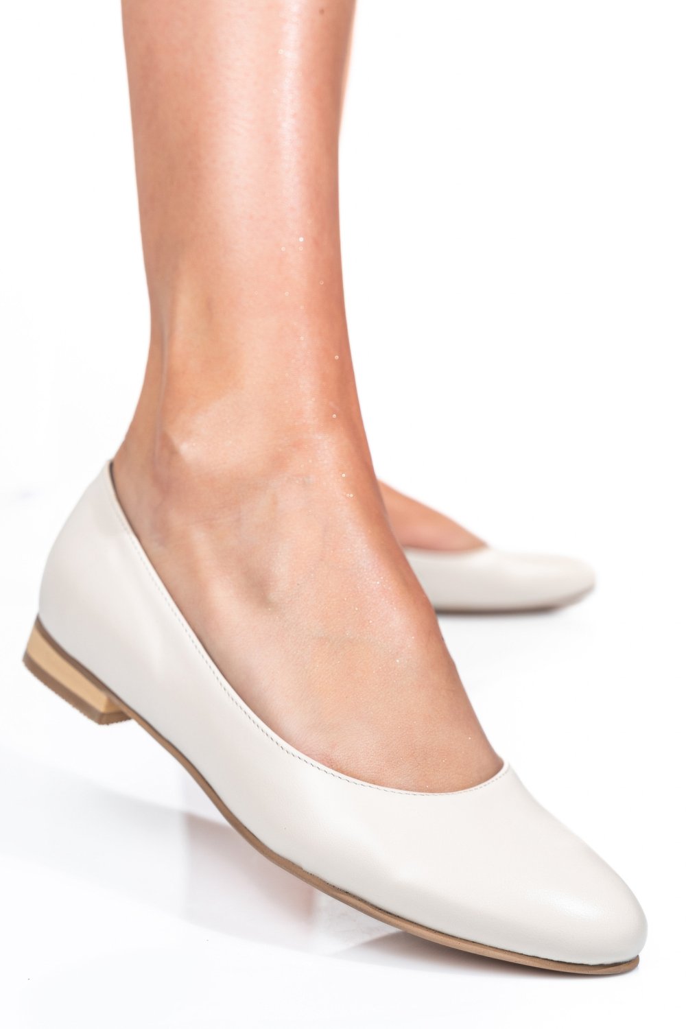 BALERINI BEJ PIELE NATURALA 3S7707B