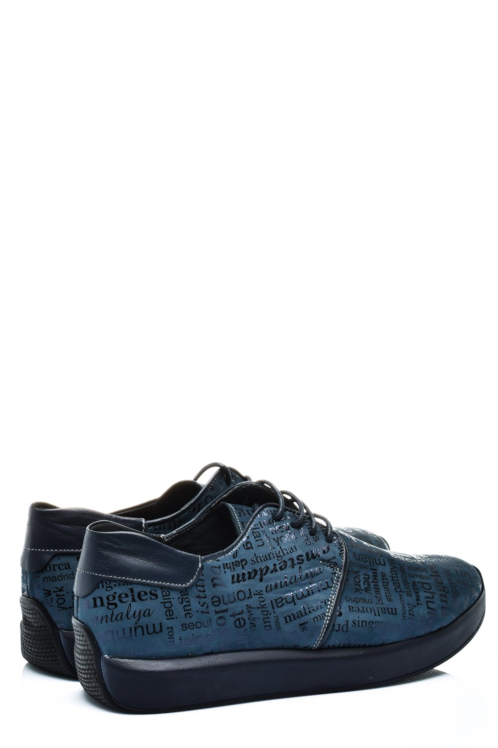 PANTOFI SPORT ALL BLUE PIELE NATURALA 1PC12741