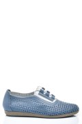 PANTOFI ALBASTRI PIELE NATURALA 1PC153