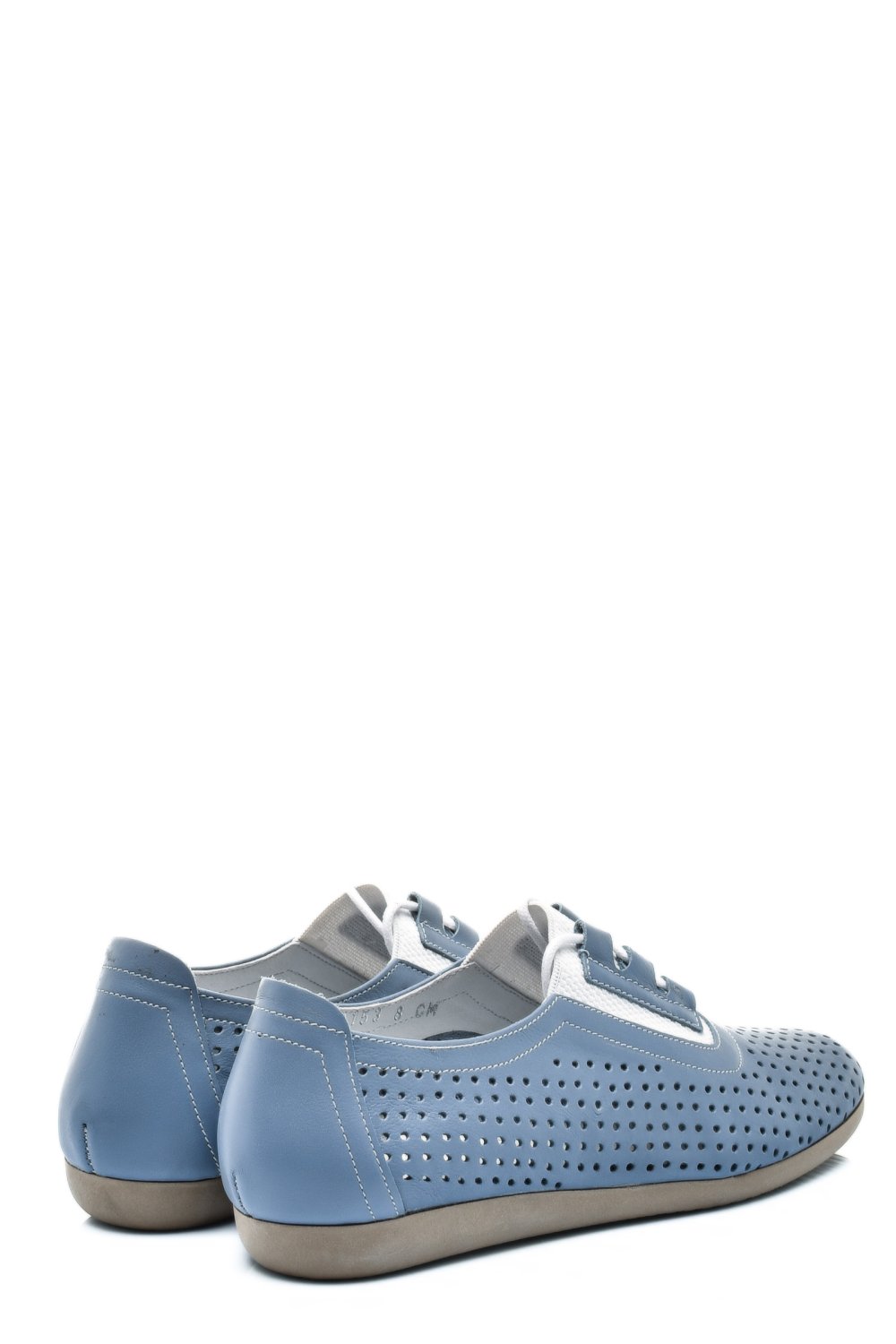 PANTOFI ALBASTRI PIELE NATURALA 1PC153