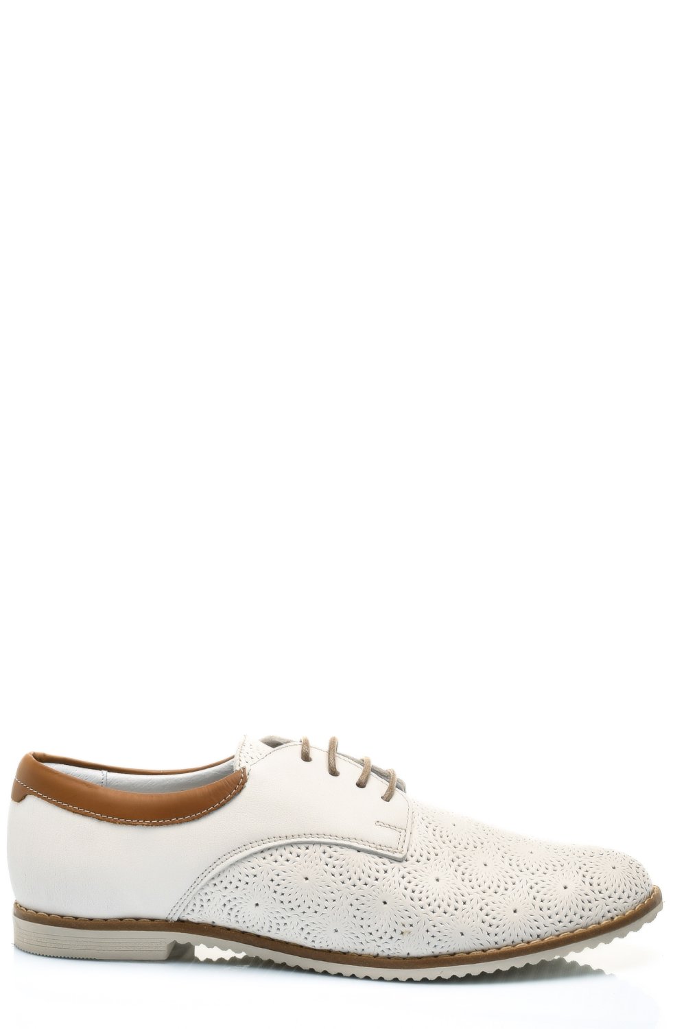 PANTOFI BEJ PIELE NATURALA 1PC12008