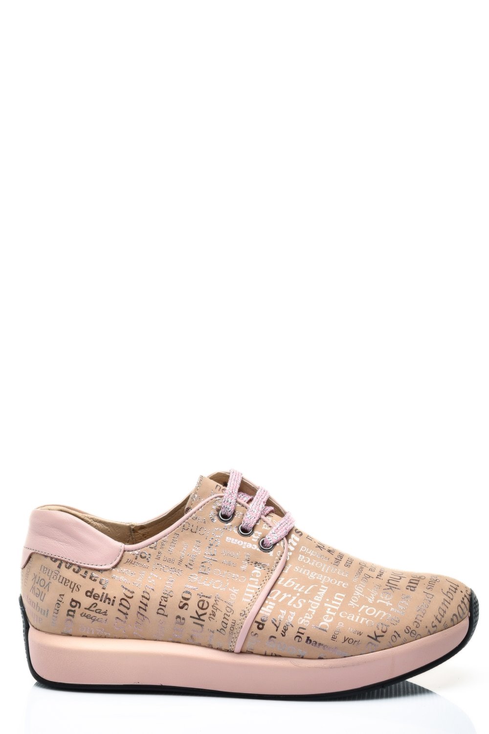 PANTOFI SPORT ROZ PIELE NATURALA 1PC12741