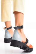 GHETE DAMA PIELE NATURALA PORTOCALIU BLEU 2S77000