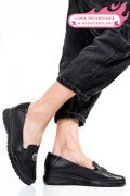 ESPADRILE NEGRE PIELE NATURALA 4S7714