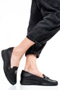 ESPADRILE NEGRE PIELE NATURALA 4S7714