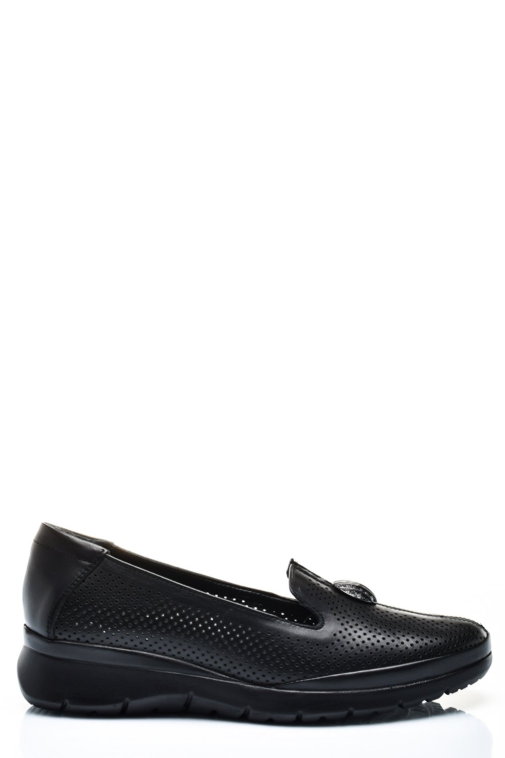 ESPADRILE NEGRE PIELE NATURALA 4S7714