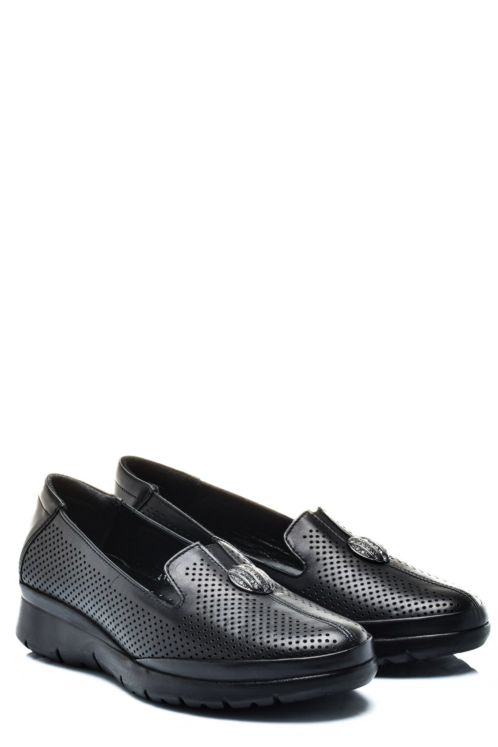 ESPADRILE NEGRE PIELE NATURALA 4S7714