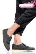 MOCASINI GRI PIELE NATURALA 2S7737