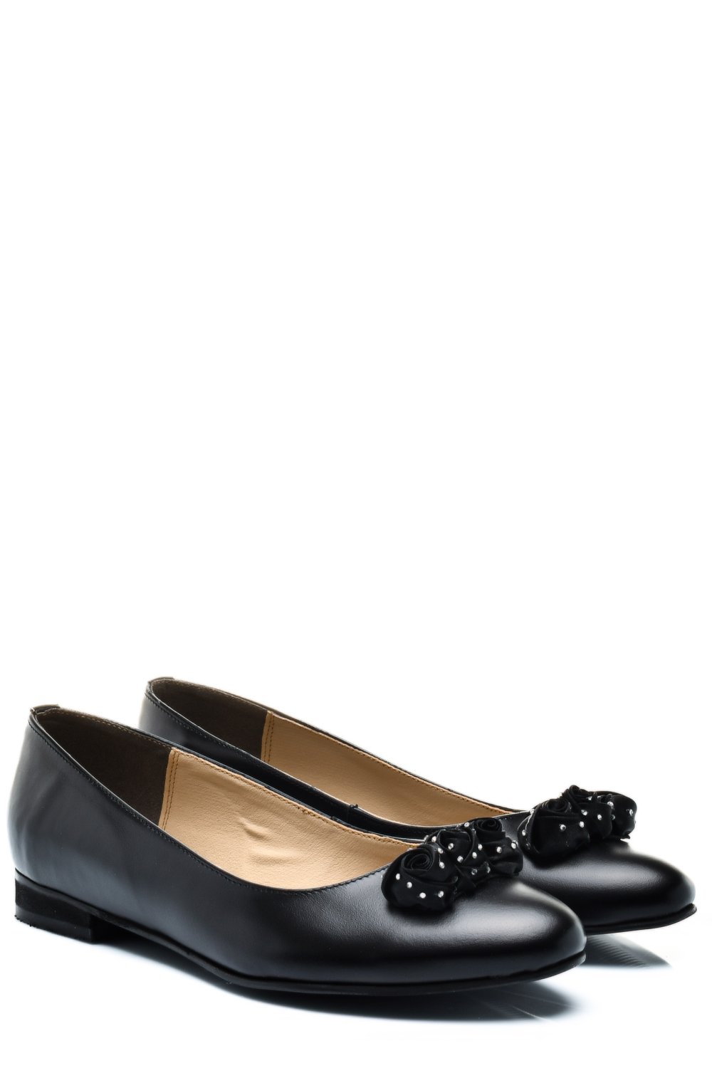 BALERINI NEGRI PIELE NATURALA 3S7710