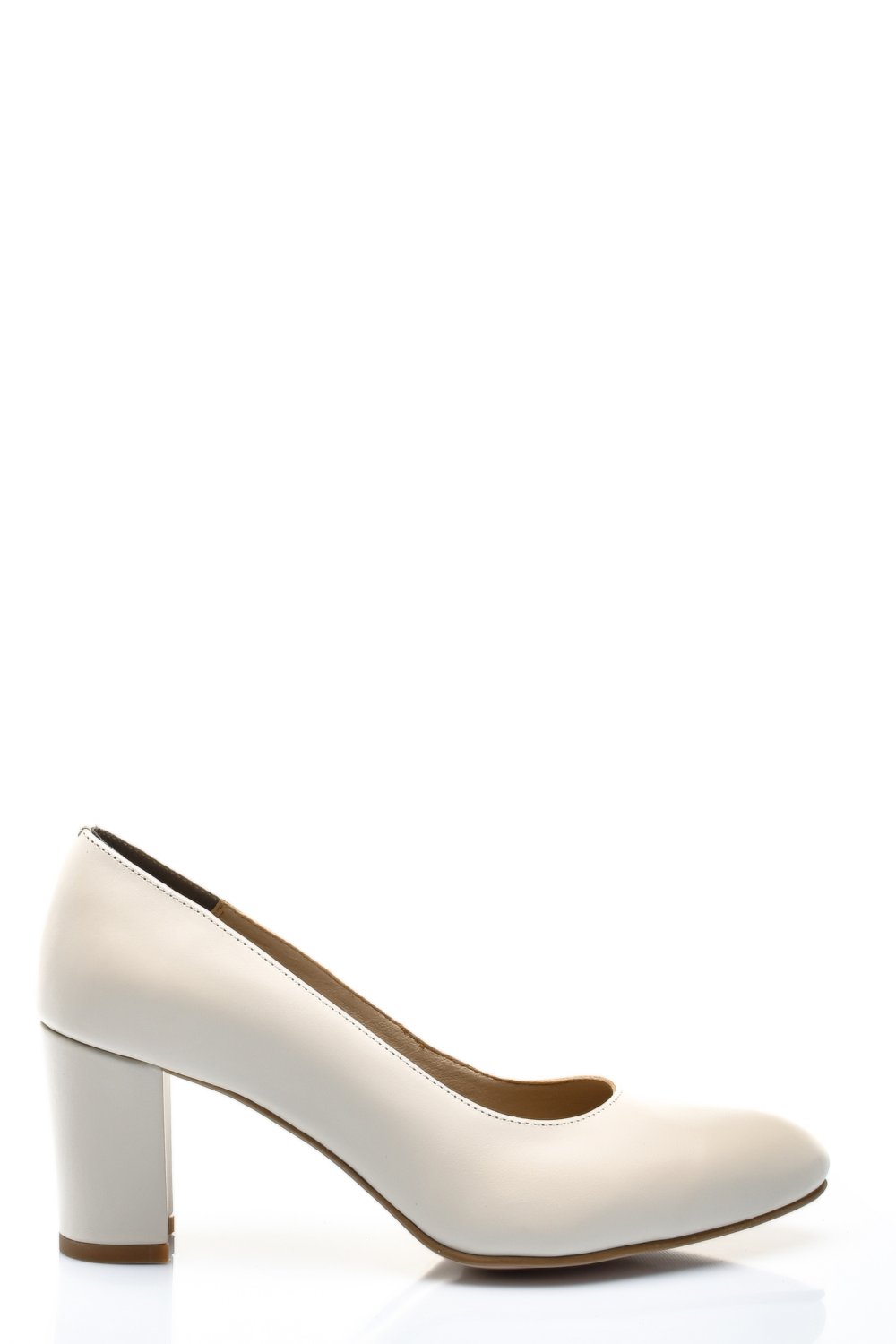 PANTOFI BEJ PIELE NATURALA 3S77015