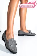 MOCASINI GRI PIELE NATURALA 2S77110