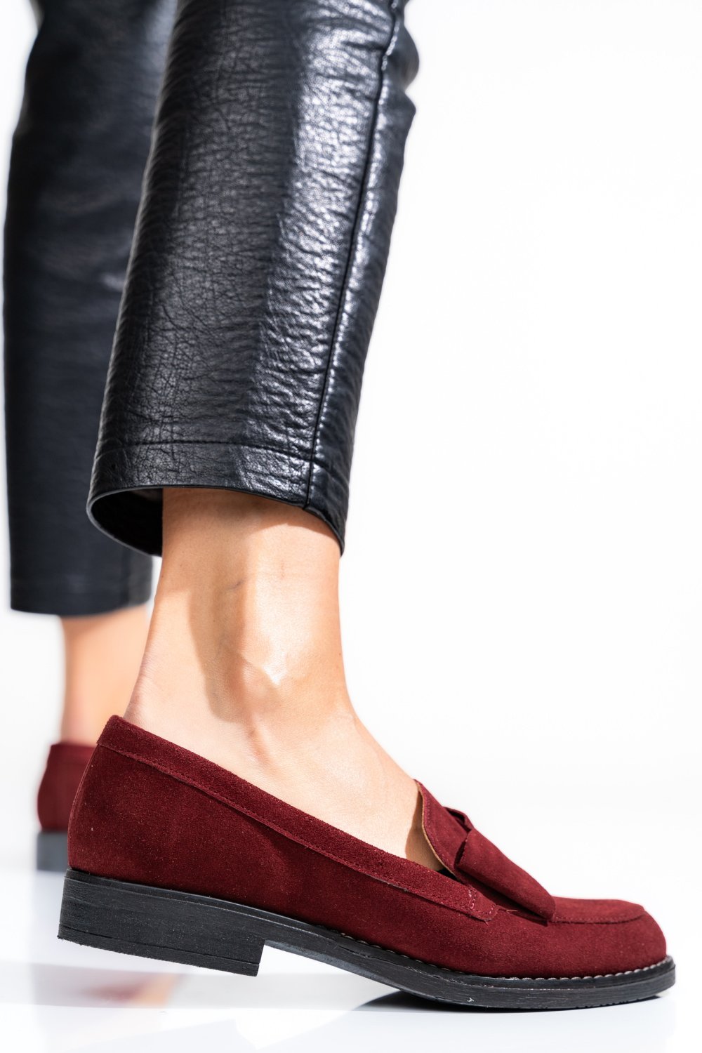 MOCASINI VISINII PIELE NATURALA INTOARSA 2S77110