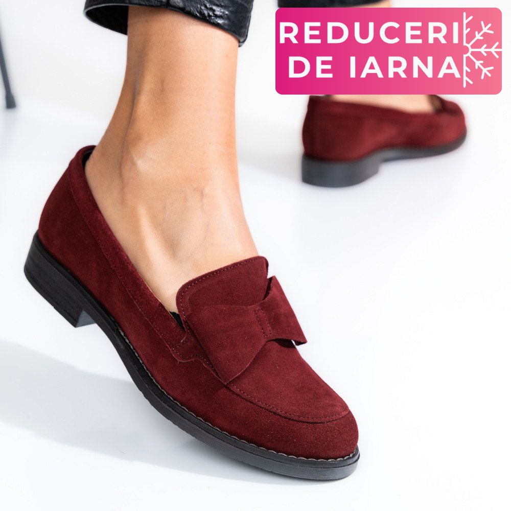 MOCASINI VISINII PIELE NATURALA INTOARSA 2S77110