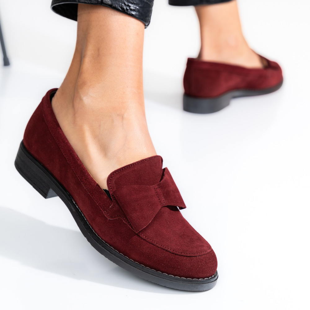 MOCASINI VISINII PIELE NATURALA INTOARSA 2S77110