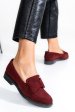 Mocasini visinii piele naturala intoarsa 2s77110