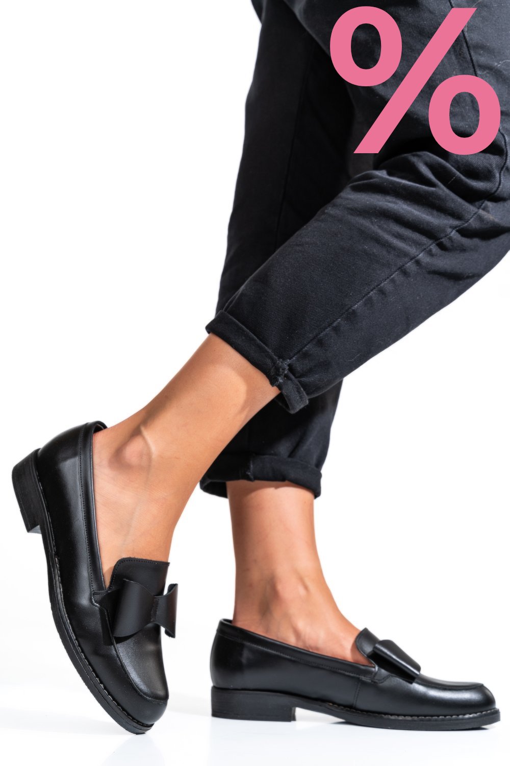 MOCASINI NEGRI PIELE NATURALA 2S77110