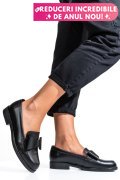 MOCASINI NEGRI PIELE NATURALA 2S77110