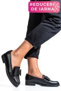 MOCASINI NEGRI PIELE NATURALA 2S77110