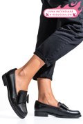 MOCASINI NEGRI PIELE NATURALA 2S77110