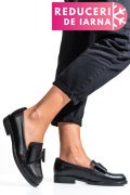 MOCASINI NEGRI PIELE NATURALA 2S77110