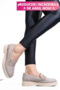 PANTOFI BEJ PIELE NATURALA 2S7741604NP