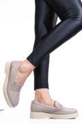 PANTOFI BEJ PIELE NATURALA 2S7741604NP