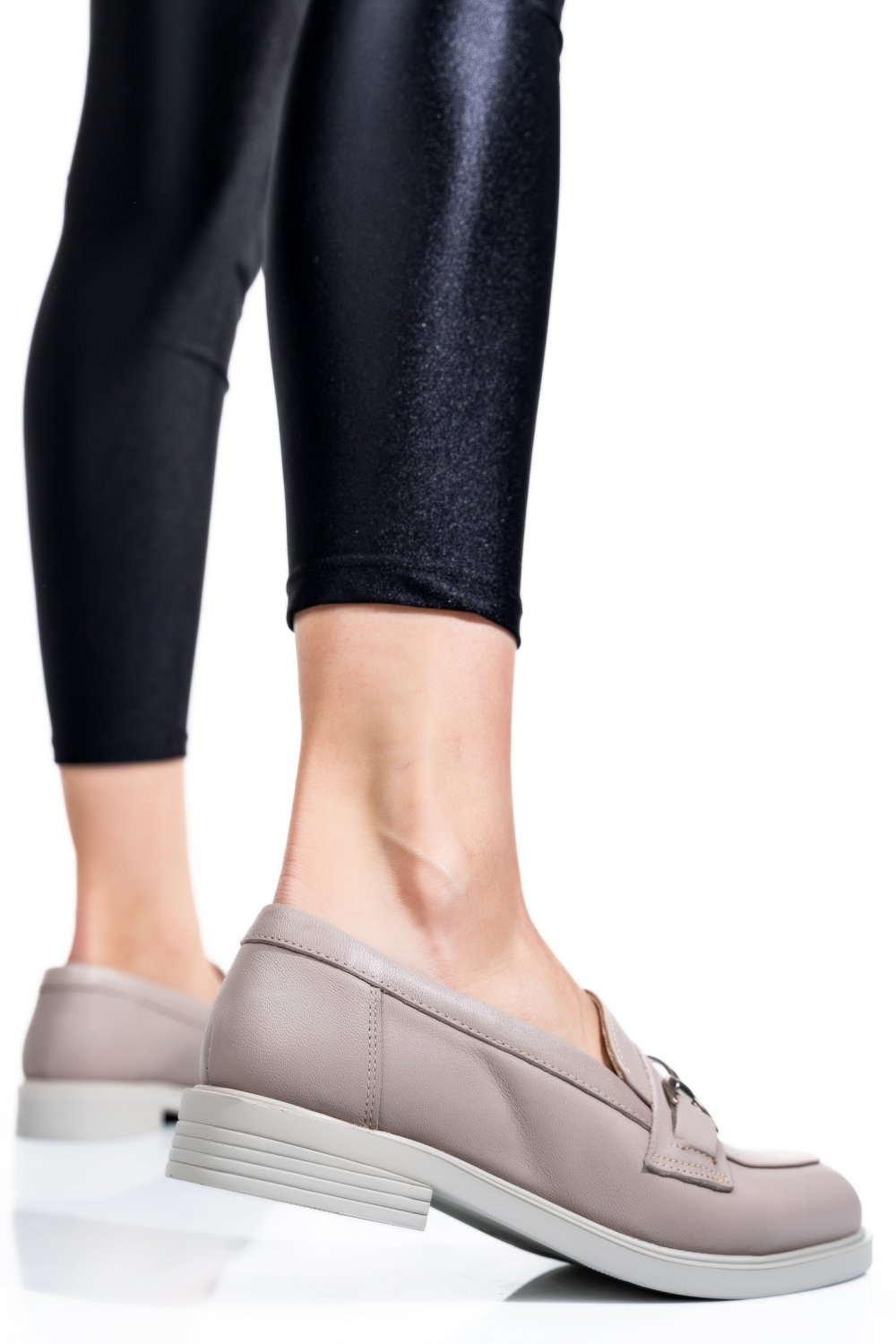 PANTOFI BEJ PIELE NATURALA 2S7741606ANP