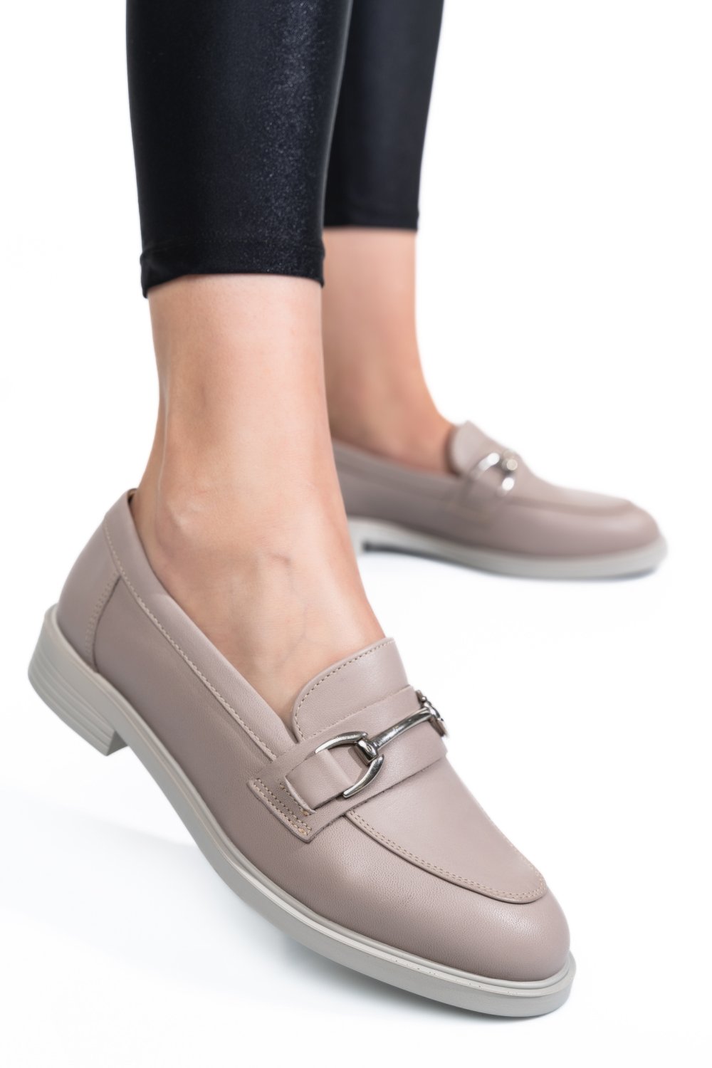 PANTOFI BEJ PIELE NATURALA 2S7741606ANP